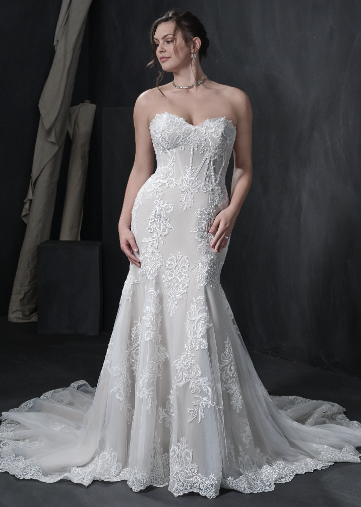 Sottero and Midgley Walker Fit and Flare Wedding Dress