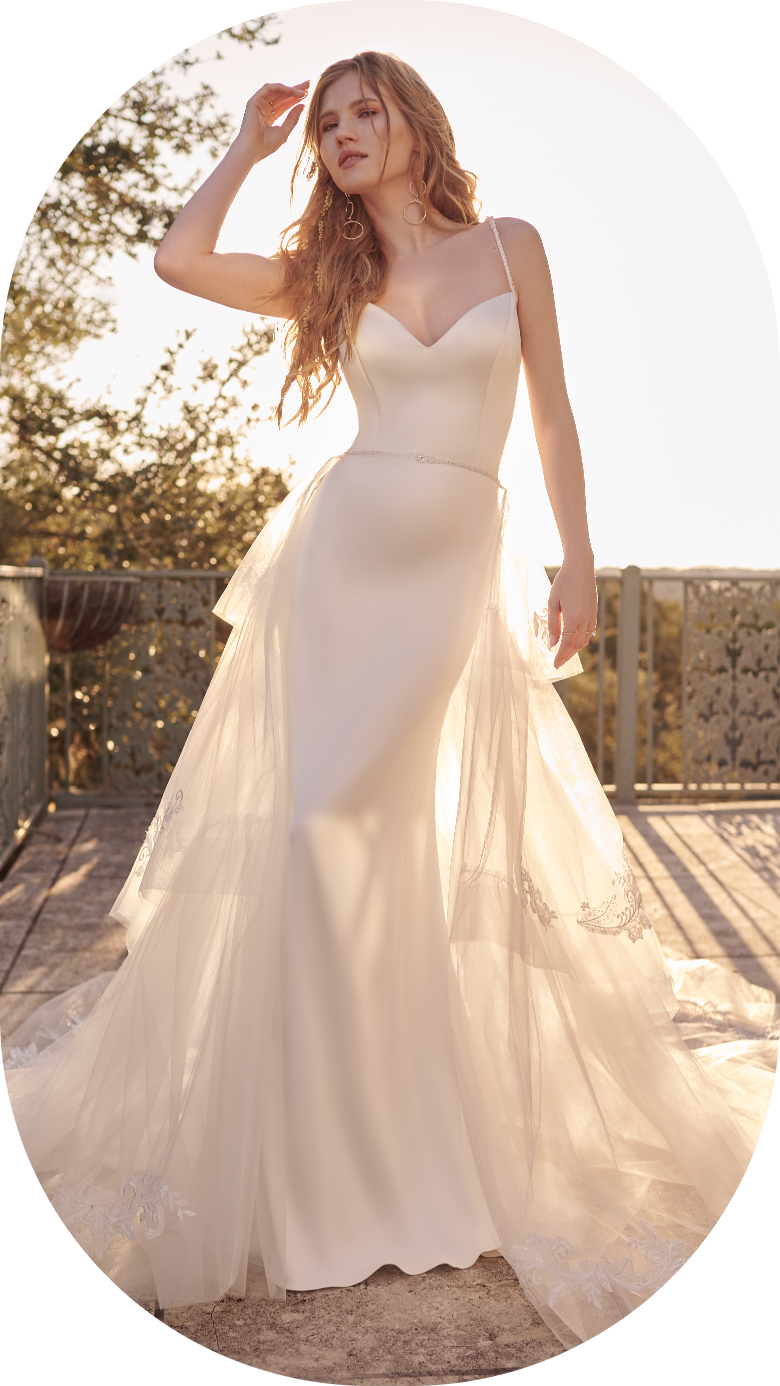 Rebecca Ingram Dinah Sheath Wedding Dress